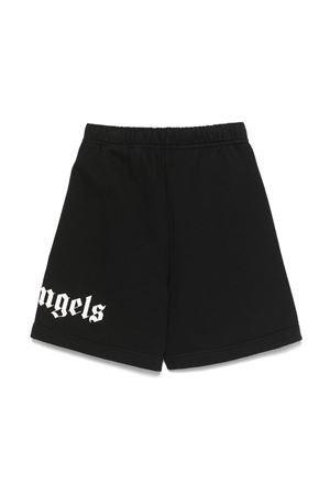 Pantaloncini con logo e stampa PALM ANGELS KIDS | PBCI006C99FLE0021003